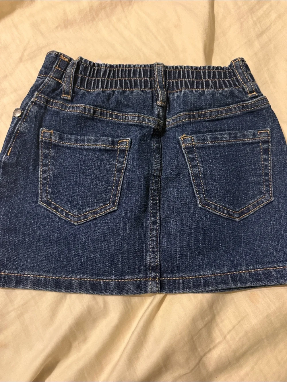 The Children's Place Dark Blue Denim Mini Skirt
